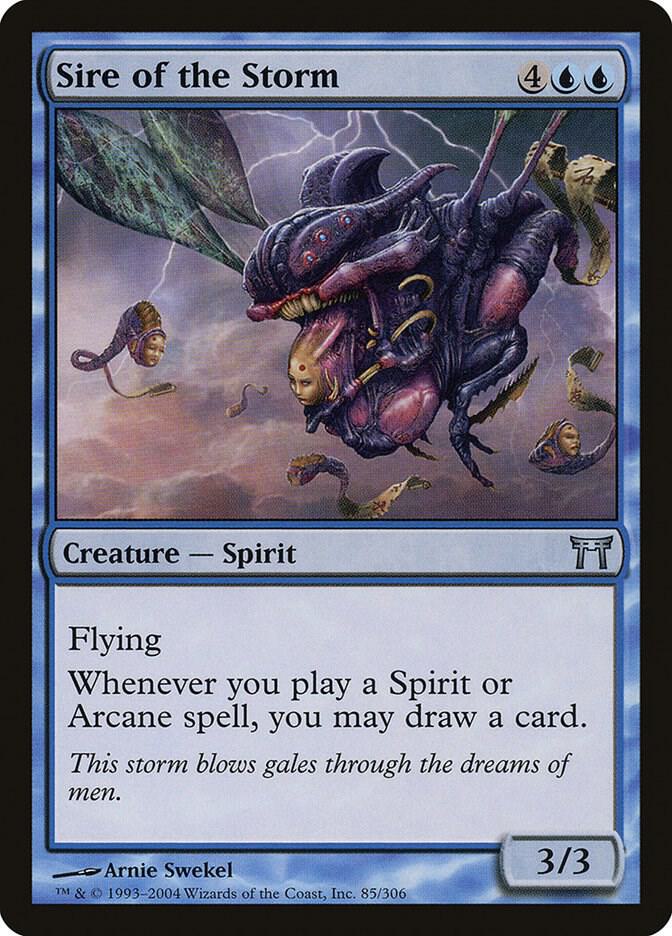 Sire of the Storm 85 card from Champions of Kamigawa