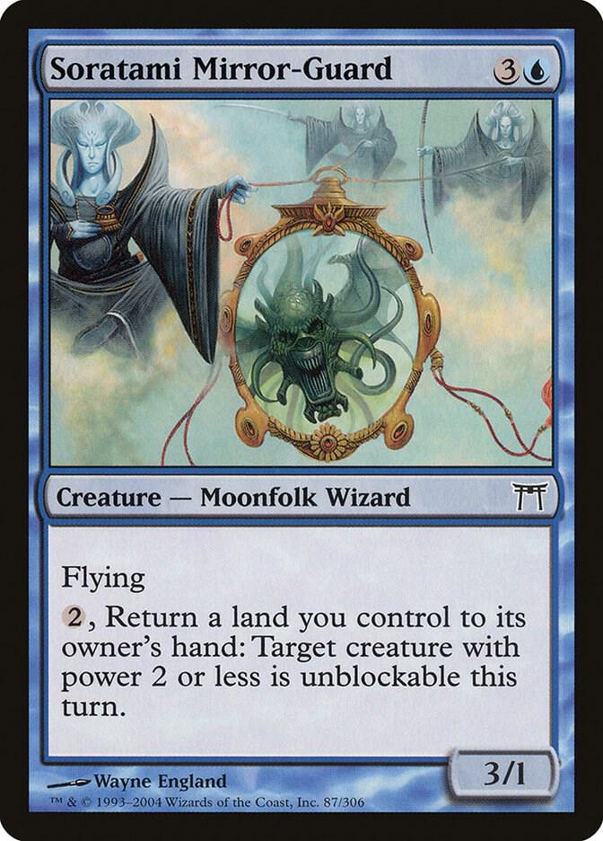 Soratami Mirror-Guard 87 card from Champions of Kamigawa