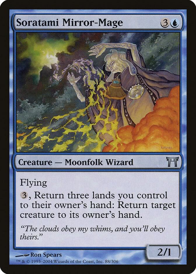 Soratami Mirror-Mage 88 card from Champions of Kamigawa