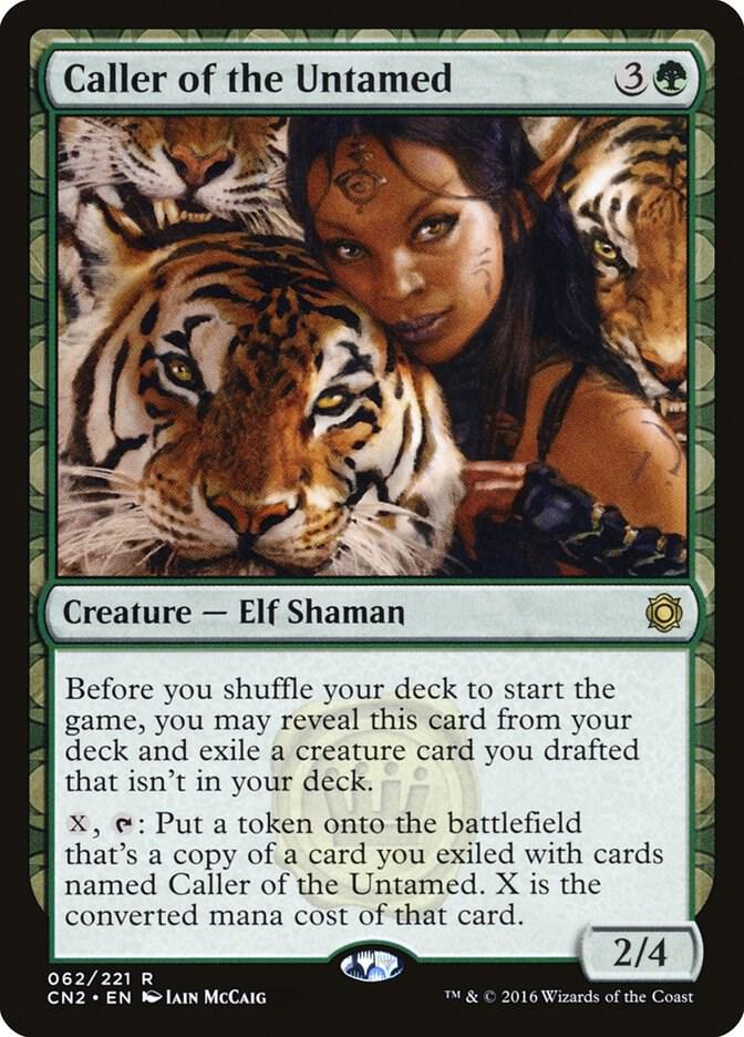 Caller of the Untamed 62 card from Conspiracy: Take the Crown