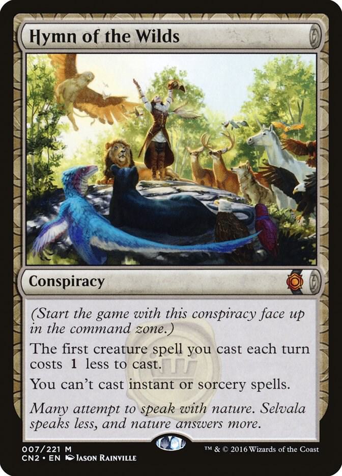 Hymn of the Wilds 7 card from Conspiracy: Take the Crown