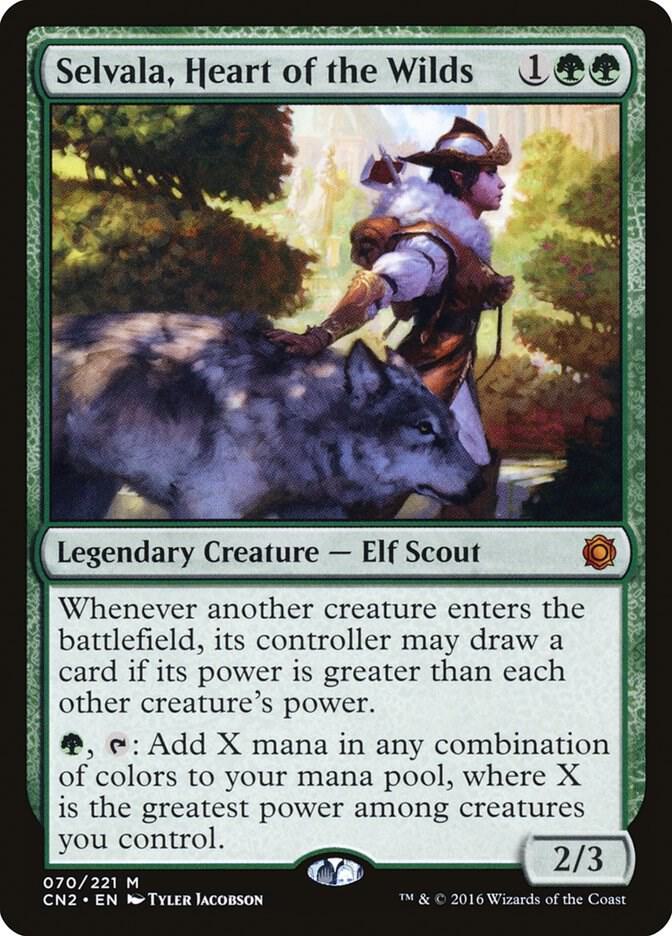 Selvala, Heart of the Wilds 70 card from Conspiracy: Take the Crown