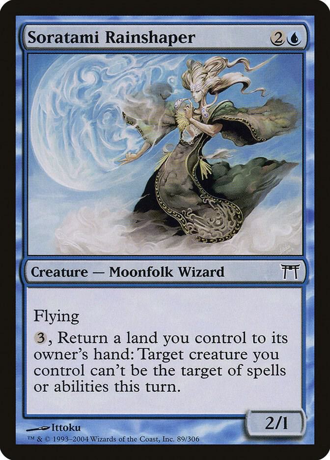 Soratami Rainshaper 89 card from Champions of Kamigawa