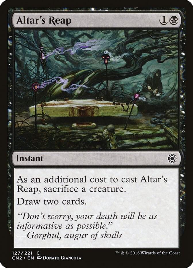 Altar's Reap 127 card from Conspiracy: Take the Crown