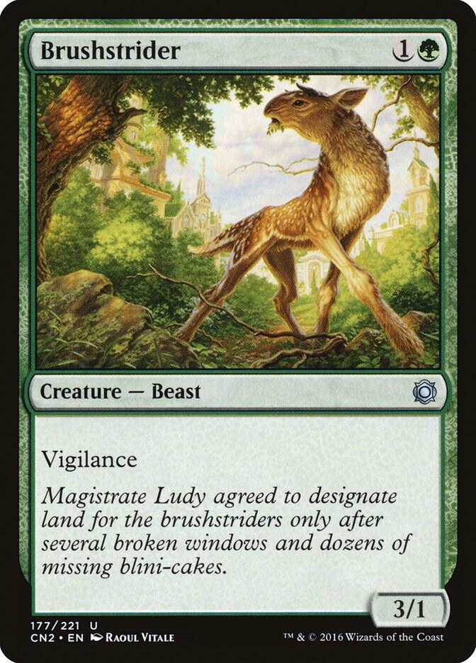 Brushstrider 177 card from Conspiracy: Take the Crown