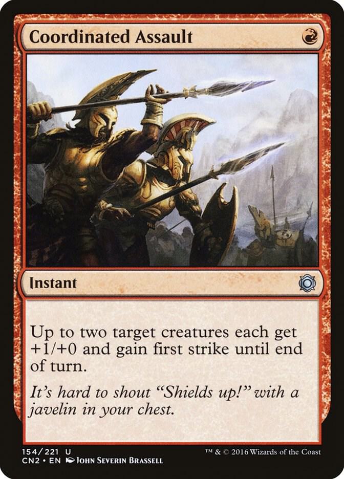 Coordinated Assault 154 card from Conspiracy: Take the Crown