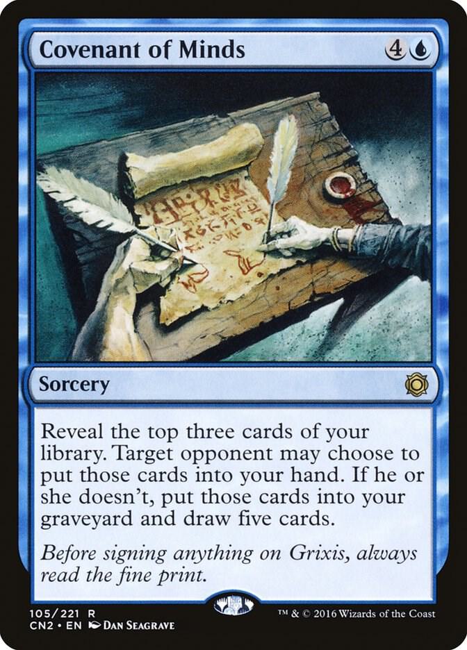Covenant of Minds 105 card from Conspiracy: Take the Crown
