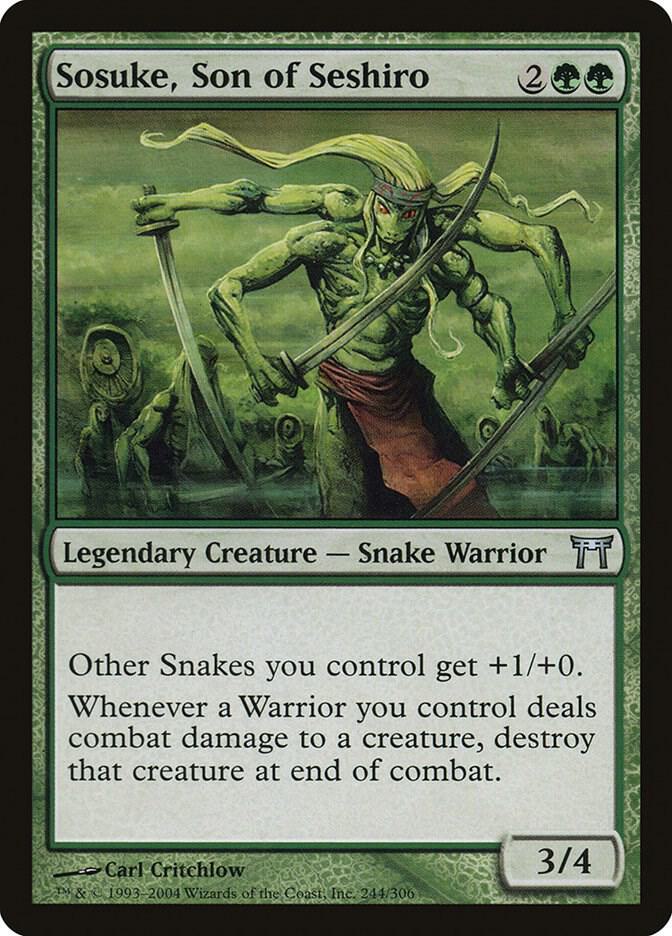 Sosuke, Son of Seshiro 244 card from Champions of Kamigawa