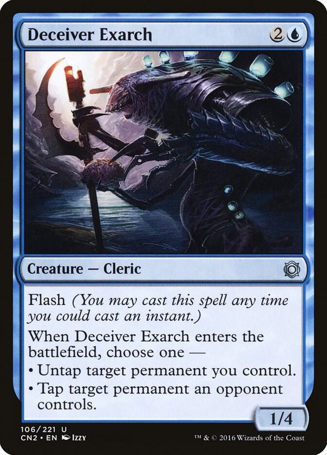 Deceiver Exarch 106 card from Conspiracy: Take the Crown