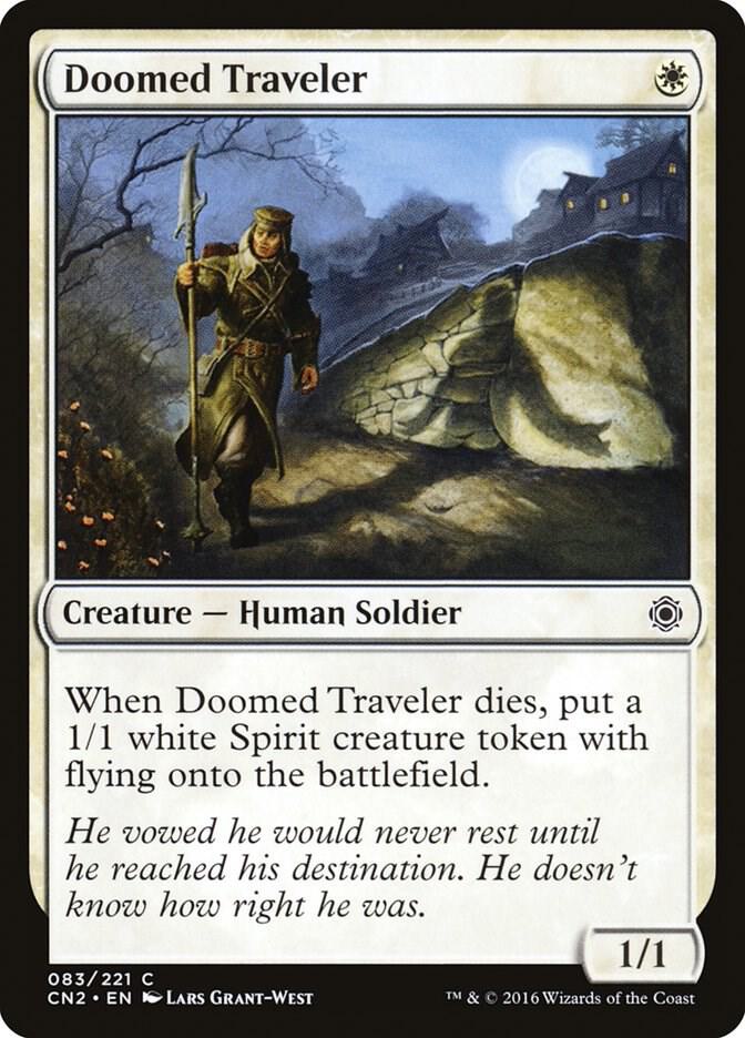 Doomed Traveler 83 card from Conspiracy: Take the Crown