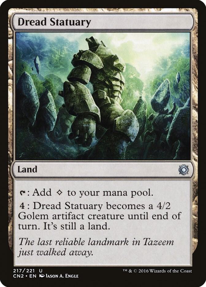 Dread Statuary 217 card from Conspiracy: Take the Crown
