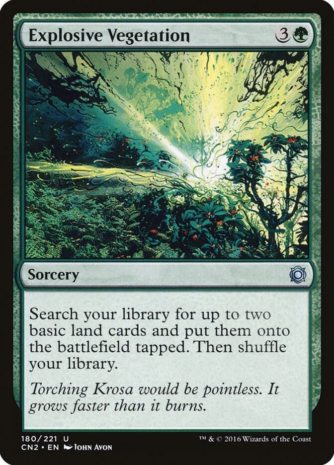 Explosive Vegetation 180 card from Conspiracy: Take the Crown