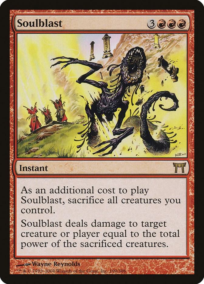 Soulblast 190 card from Champions of Kamigawa