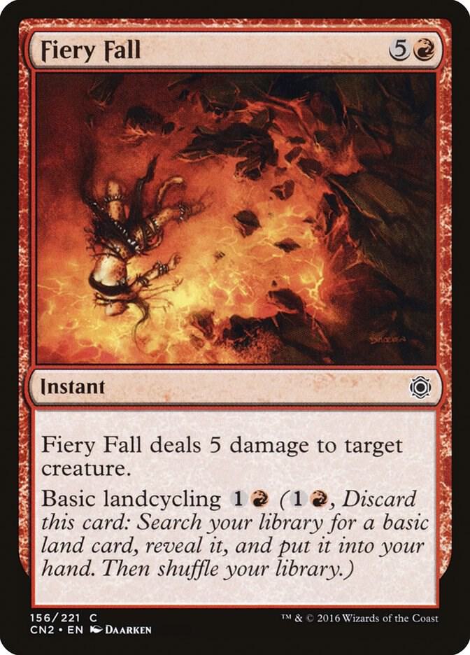 Fiery Fall 156 card from Conspiracy: Take the Crown