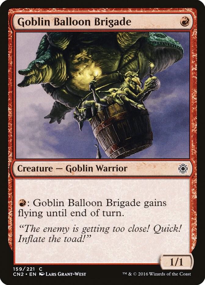 Goblin Balloon Brigade 159 card from Conspiracy: Take the Crown