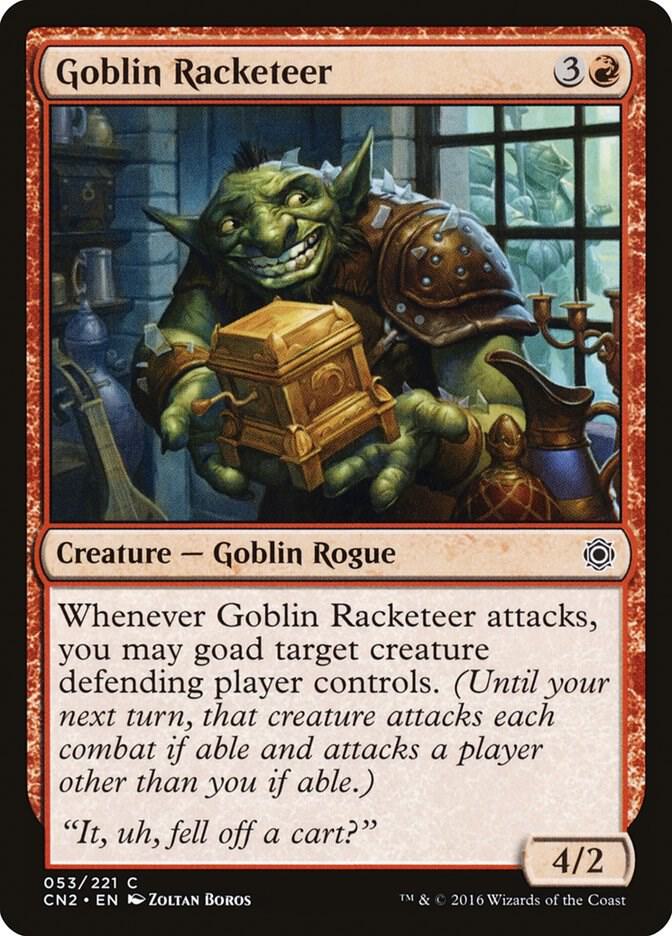 Goblin Racketeer 53 card from Conspiracy: Take the Crown