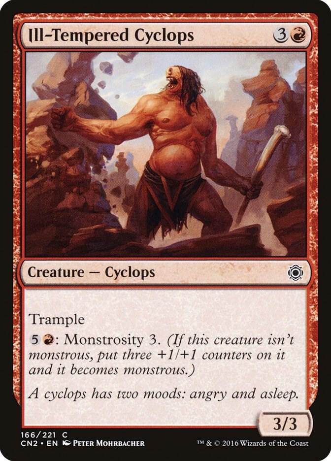 Ill-Tempered Cyclops 166 card from Conspiracy: Take the Crown