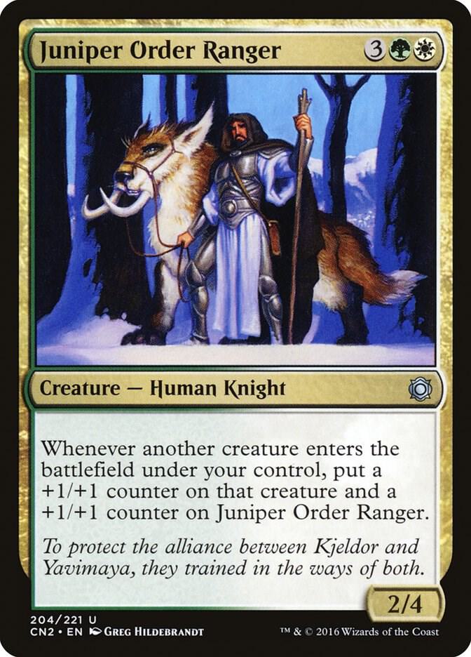 Juniper Order Ranger 204 card from Conspiracy: Take the Crown