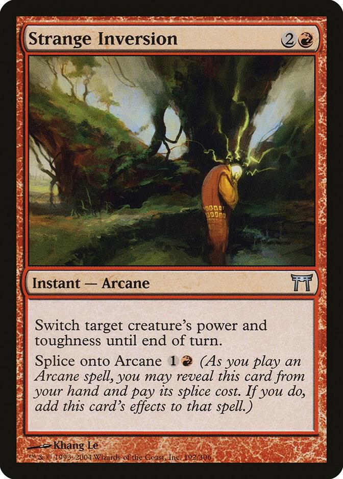 Strange Inversion 192 card from Champions of Kamigawa