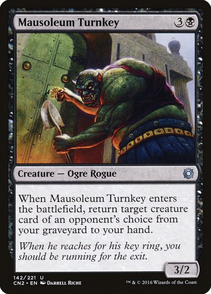 Mausoleum Turnkey 142 card from Conspiracy: Take the Crown