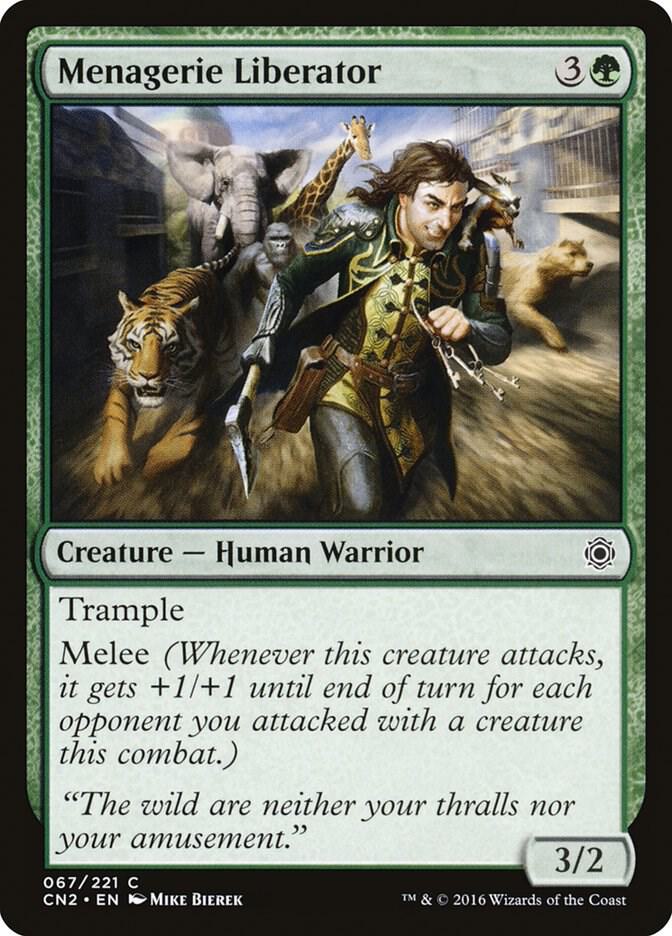 Menagerie Liberator 67 card from Conspiracy: Take the Crown