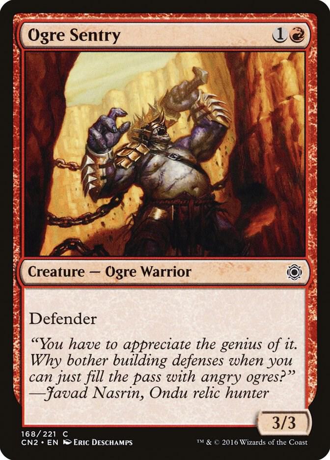 Ogre Sentry 168 card from Conspiracy: Take the Crown