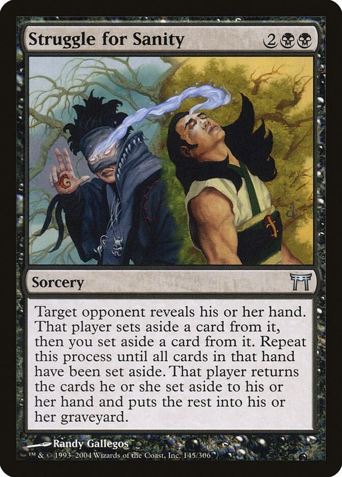 Struggle for Sanity 145 card from Champions of Kamigawa