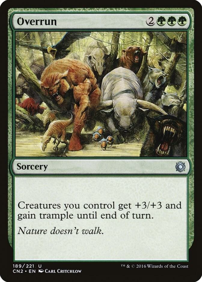 Overrun 189 card from Conspiracy: Take the Crown