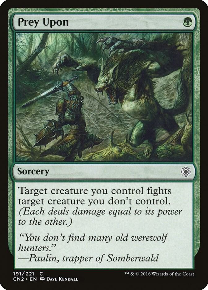Prey Upon 191 card from Conspiracy: Take the Crown
