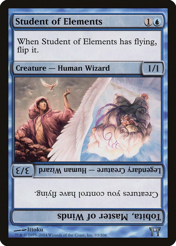 Student of Elements // Tobita, Master of Winds 93 card from Champions of Kamigawa