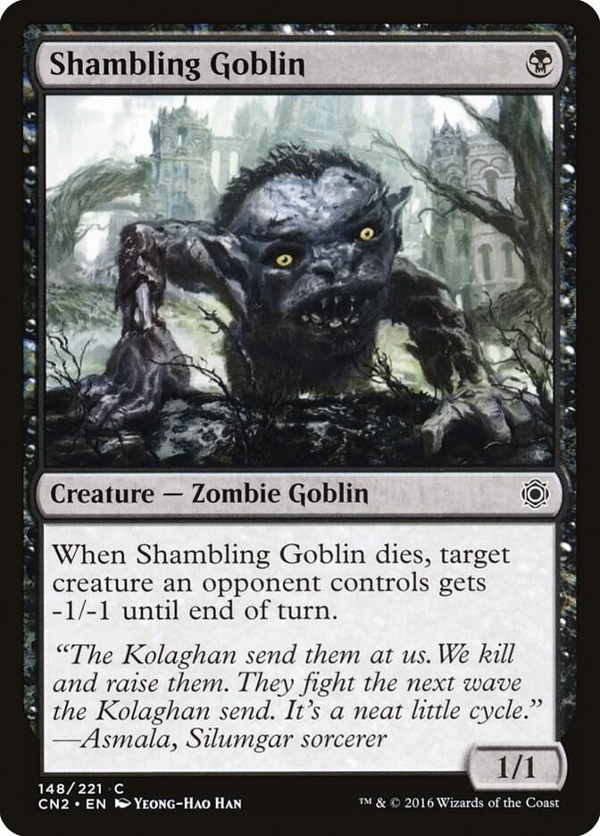 Shambling Goblin 148 card from Conspiracy: Take the Crown
