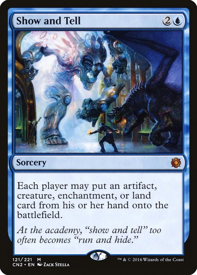 Show and Tell 121 card from Conspiracy: Take the Crown