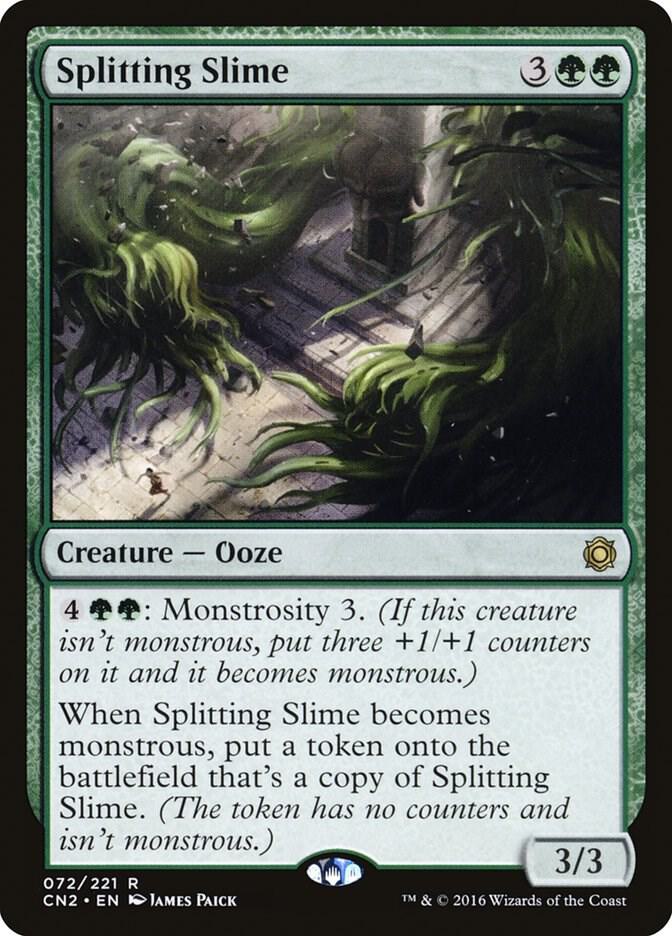Splitting Slime 72 card from Conspiracy: Take the Crown
