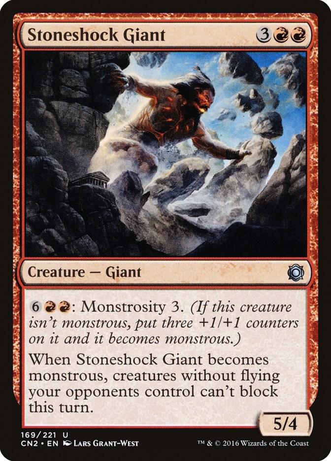 Stoneshock Giant 169 card from Conspiracy: Take the Crown