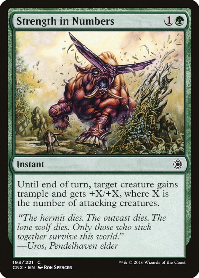 Strength in Numbers 193 card from Conspiracy: Take the Crown
