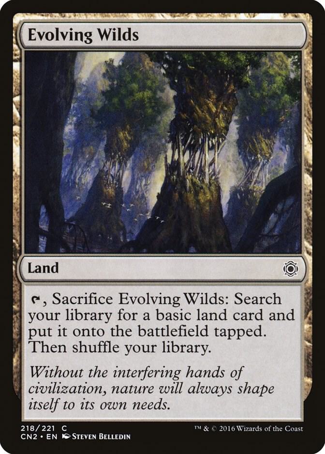 Evolving Wilds 218 card from Conspiracy: Take the Crown