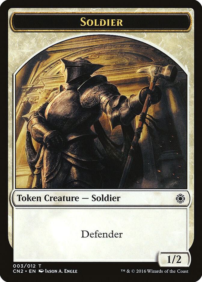 Soldier Token 3 card from Conspiracy: Take the Crown