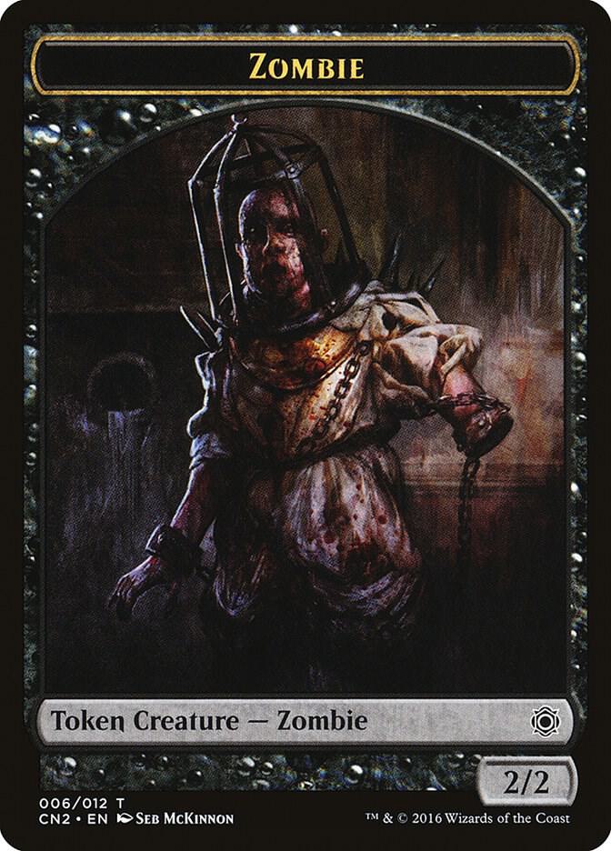 Zombie Token 6 card from Conspiracy: Take the Crown