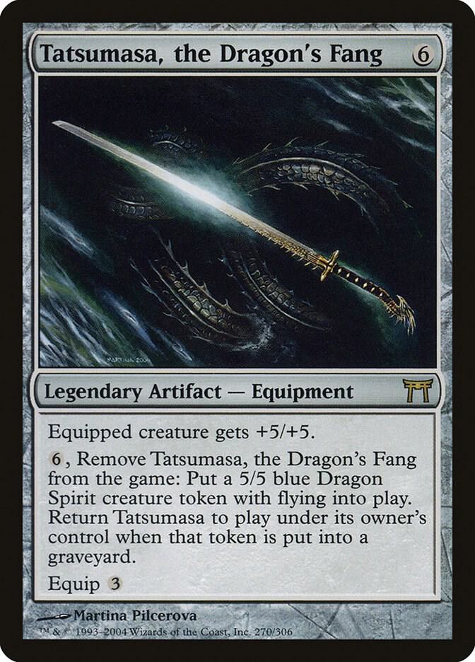 Tatsumasa, the Dragon's Fang 270 card from Champions of Kamigawa