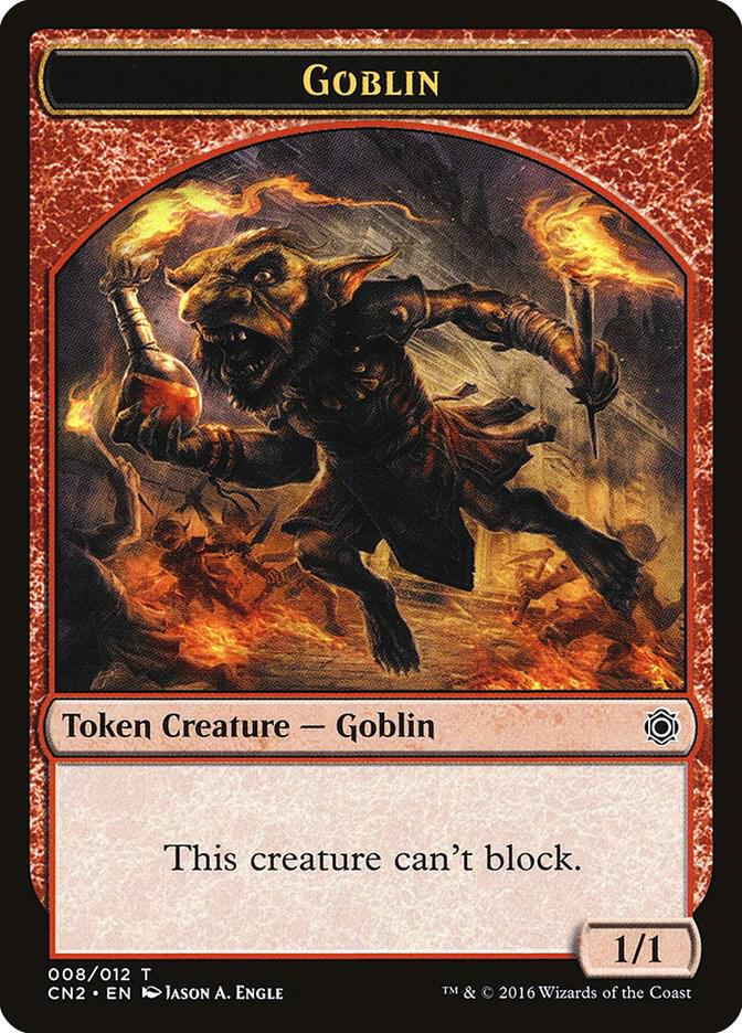 Goblin Token 8 card from Conspiracy: Take the Crown