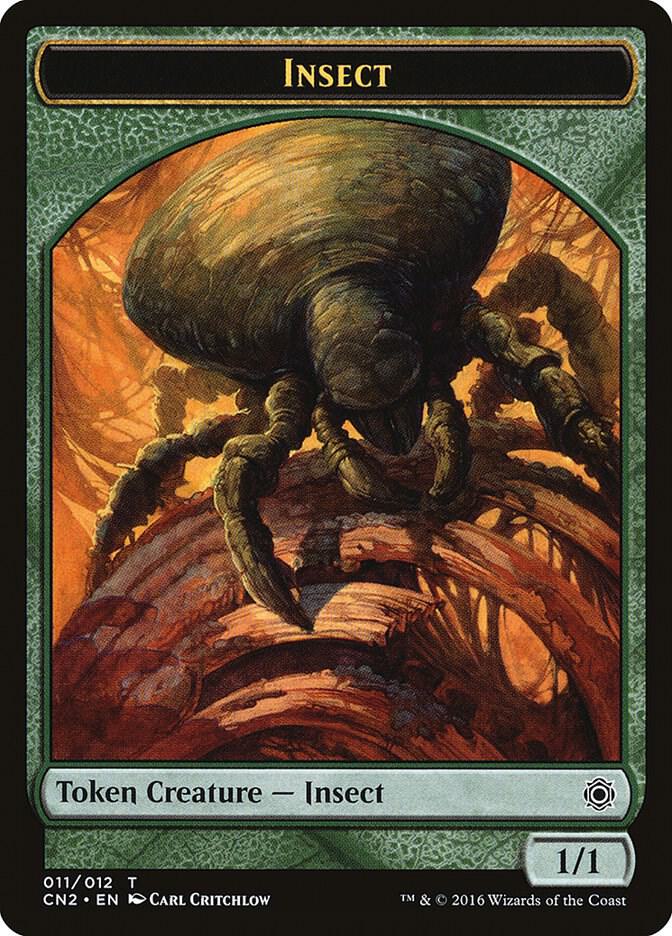 Insect Token 11 card from Conspiracy: Take the Crown