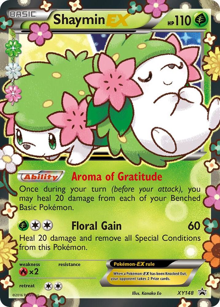 Shaymin EX XY148 card from XY Promos