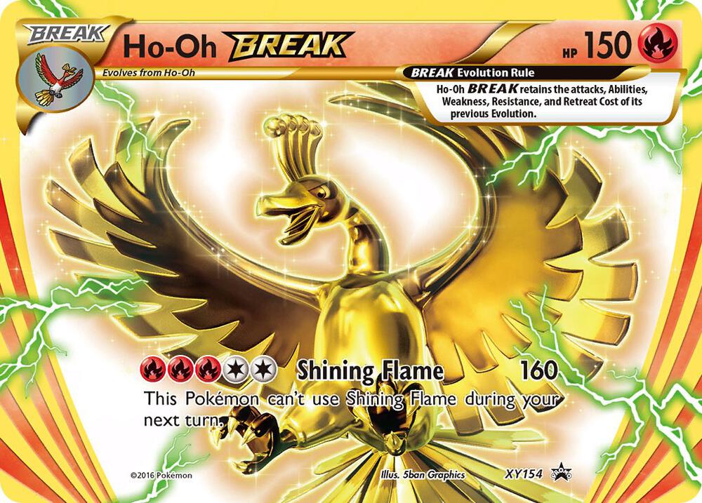 Ho-Oh BREAK XY154 card from XY Promos