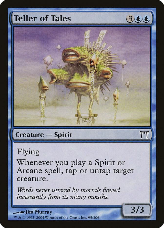 Teller of Tales 95 card from Champions of Kamigawa