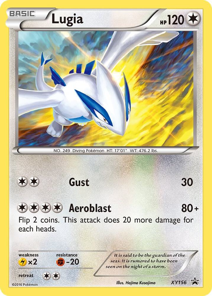 Lugia XY156 card from XY Promos