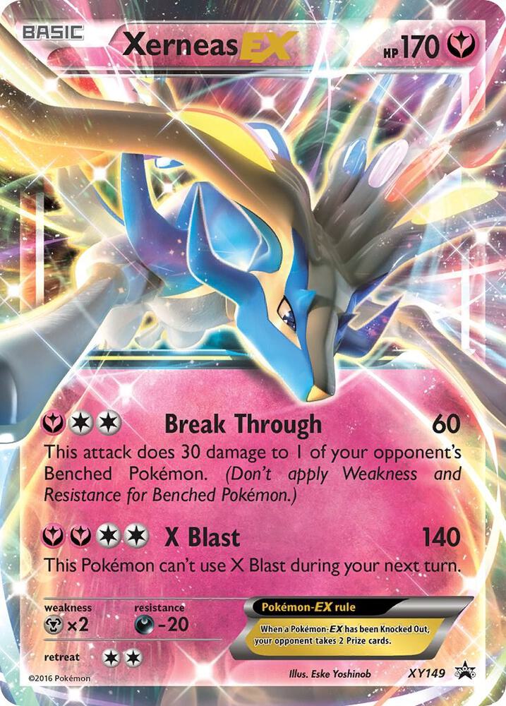 Xerneas EX (Shiny) XY149 card from XY Promos