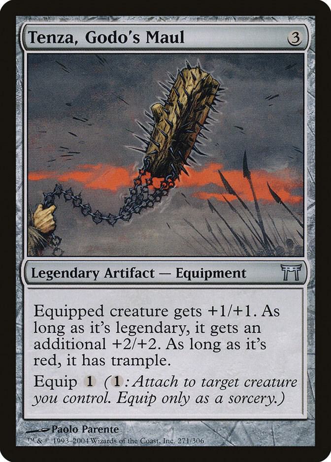Tenza, Godo's Maul 271 card from Champions of Kamigawa