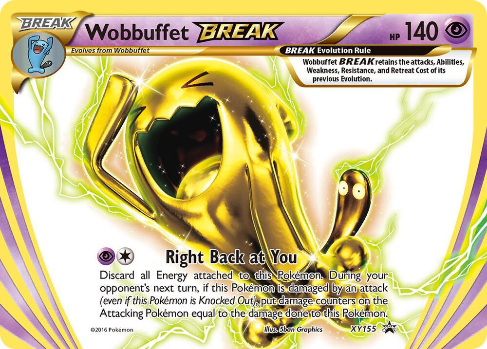Wobbuffet BREAK XY155 card from XY Promos