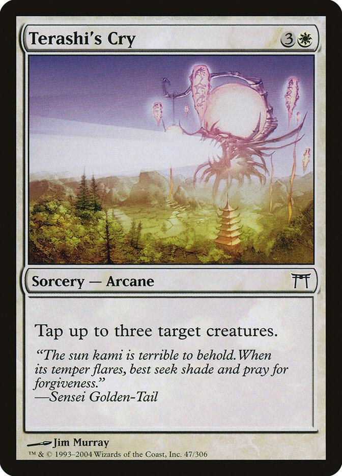 Terashi's Cry 47 card from Champions of Kamigawa