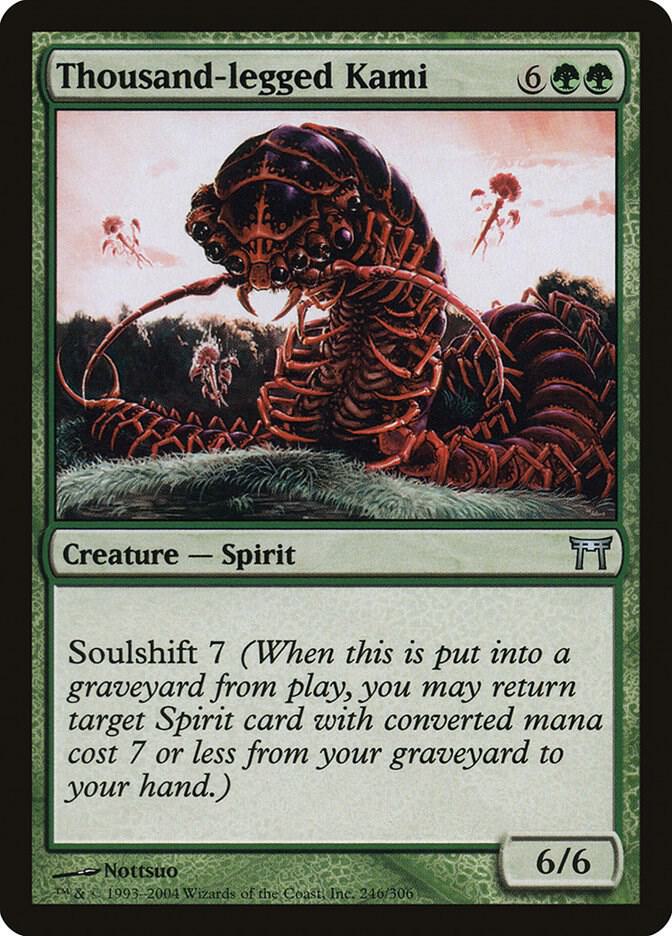 Thousand-legged Kami 246 card from Champions of Kamigawa